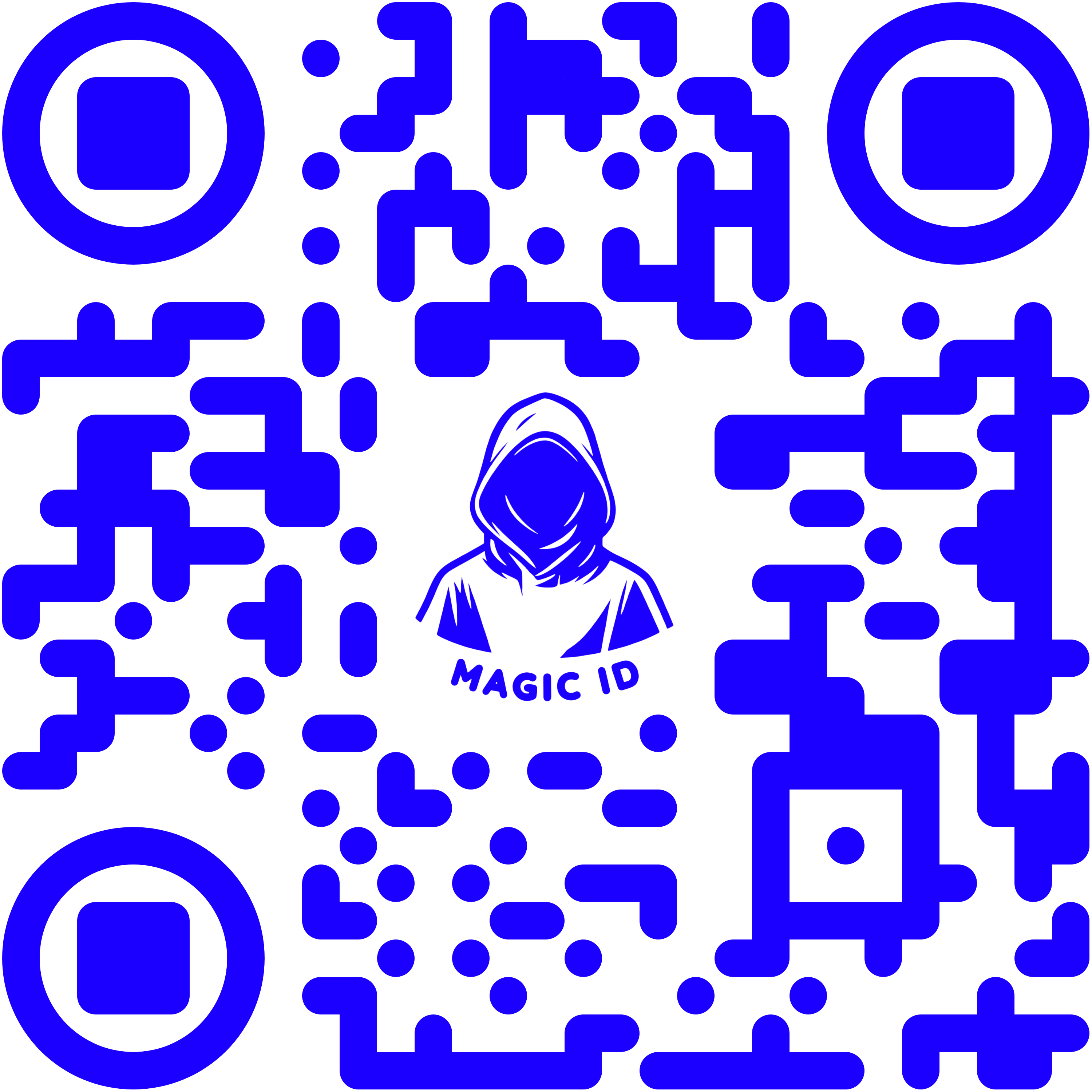 Illustration: Scan opens a Magic ID page